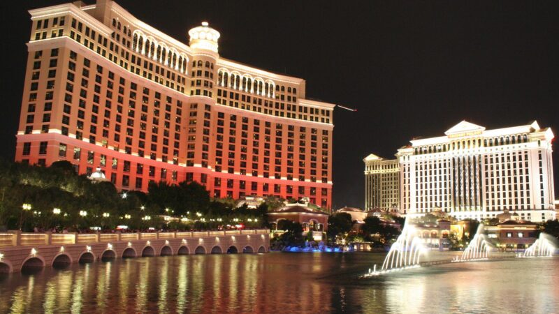 Restauracje w Las Vegas z widokiem na tańczące fontanny Bellagio