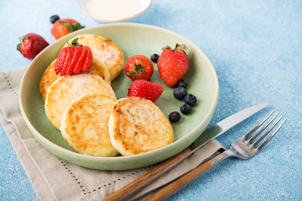 Puszyste pancakes na maślance