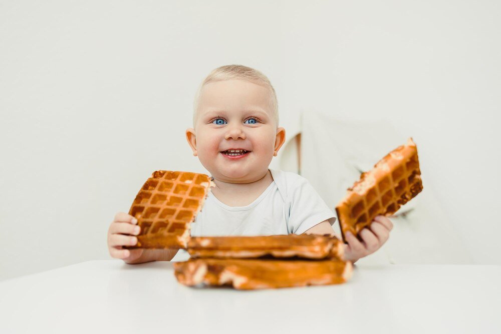 Gofry dla niemowlaka – delikatne i bez cukru