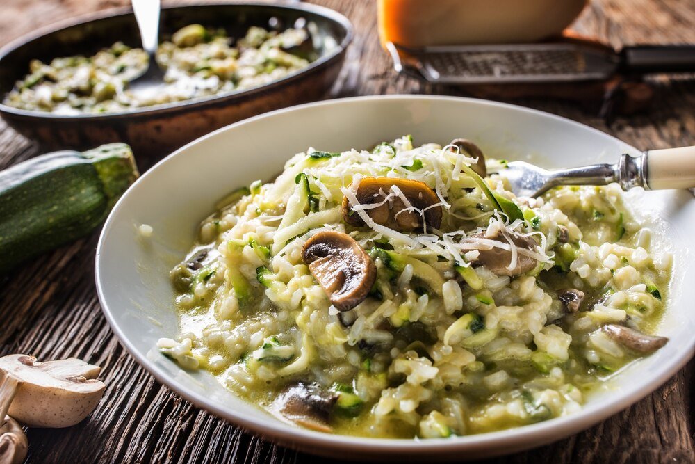 Risotto z cukinią i papryką – lekkie danie jednogarnkowe