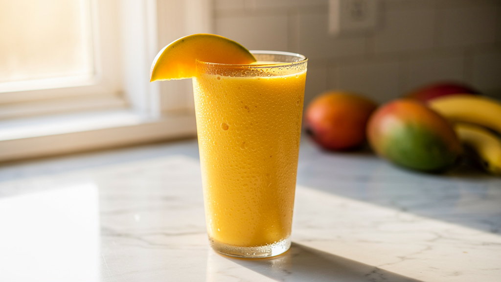 Koktajl z mango i banana – kremowy i orzeźwiający
