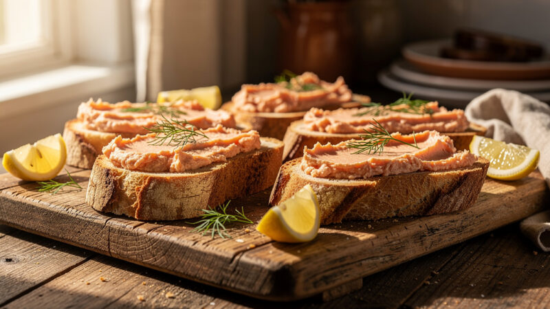 Pasta z makreli wędzonej i twarogu – pyszna na kanapki