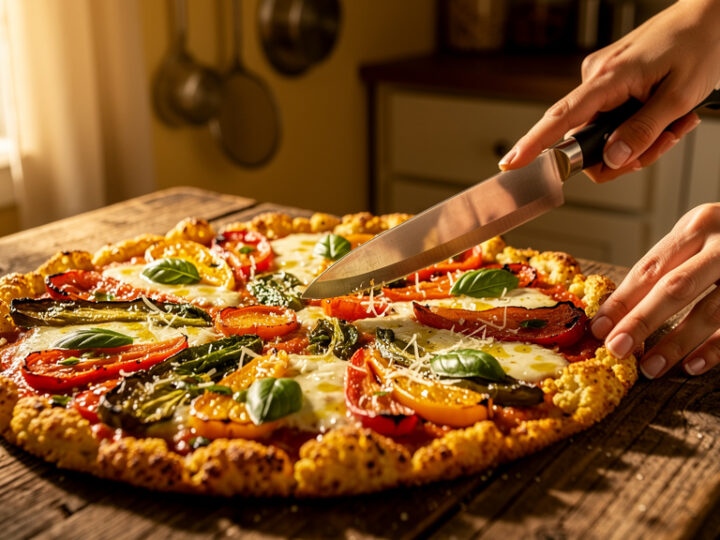 Pizza z kalafiora – chrupiący spód krok po kroku