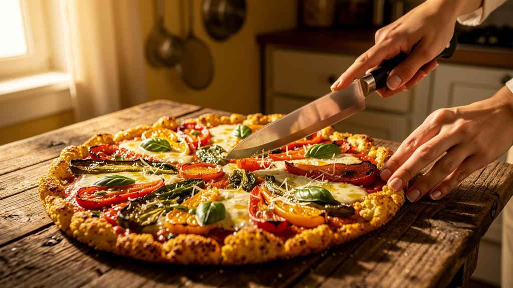 Pizza z kalafiora – chrupiący spód krok po kroku