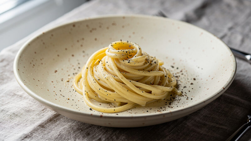 Cacio e pepe – przepis na klasyczny makaron