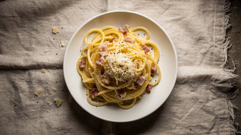Sos carbonara – przepis na kremowy sos