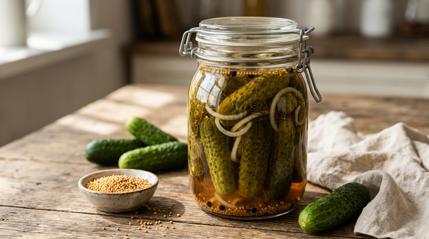 Ogórki po kaszubsku – przepis na chrupiące i aromatyczne przetwory